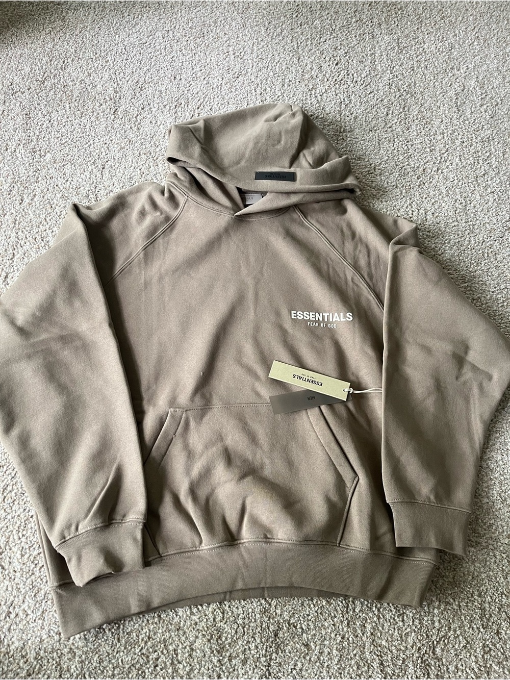 Fear of God ESSENTIALS Hoodie in Taupe
